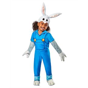 Rubies Toddler Bugs Bunny Builders Bugs Bunny Costume Jumpsuit and Headpiece