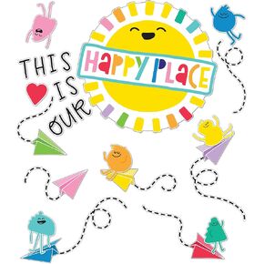 75 Pcs. Carson Dellosa Kind Vibes Classroom Bulletin Board Set, Includes Choose Kindness Header with Inspirational Classroom Poster and Colorful Heart Bulletin Board Cutouts in Kuwait