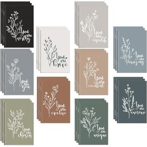 30 Pcs mini Motivational Notebooks Bulk Inspirational Small Pocket Notepads Mini Journal Team Gifts for Employee Appreciation Christmas Office Supplies(Awesome)