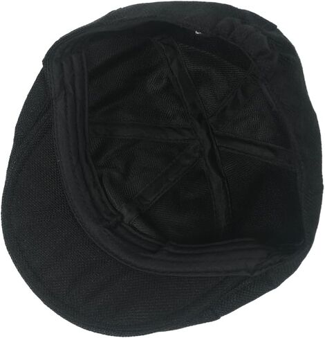 Leucos Ticte Men Women Casual Beret Ivy Flat Forward Cap Cabbie Newsboy Hat Style Gatsby Breathable Boina Mesh Caps in Kuwait