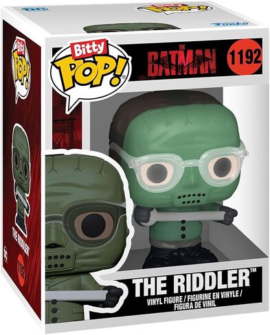 Funko Bitty Pop! Batman 85th Anniversary: Mini Collectible Toys 4-Pack - Selina Kyle™ - The Batman™, The Riddler™ - The Batman™, Batman™ - The Batman™, & Mystery Chase Figure (Styles May Vary) in Saudi Arabia