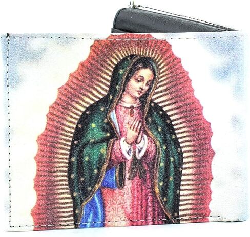 Leather Impressions Christian Gifts For Men - Bifold Wallet With 2 Flip Up ID Windows, 2 Inner Slots, 2 Billfold Pockets & 7 Card Slots - Classic Personalized Bible Wallet With Gift Box (St. Jude) in Kuwait