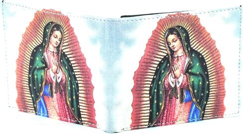 Leather Impressions Christian Gifts For Men - Bifold Wallet With 2 Flip Up ID Windows, 2 Inner Slots, 2 Billfold Pockets & 7 Card Slots - Classic Personalized Bible Wallet With Gift Box (St. Jude) in Kuwait