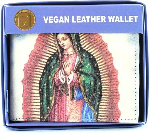 Leather Impressions Christian Gifts For Men - Bifold Wallet With 2 Flip Up ID Windows, 2 Inner Slots, 2 Billfold Pockets & 7 Card Slots - Classic Personalized Bible Wallet With Gift Box (St. Jude) in Kuwait