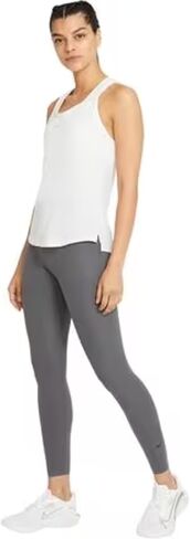 تي شيرت Nike Dri-Fit One Yoga Dots Twist Tank للنساء - ملابس رياضية ماصة للرطوبة للنساء، قميص بدون أكمام لليوجا، ملابس لياقة بدنية مسامية - أزرق داكن، X-Small in Saudi Arabia