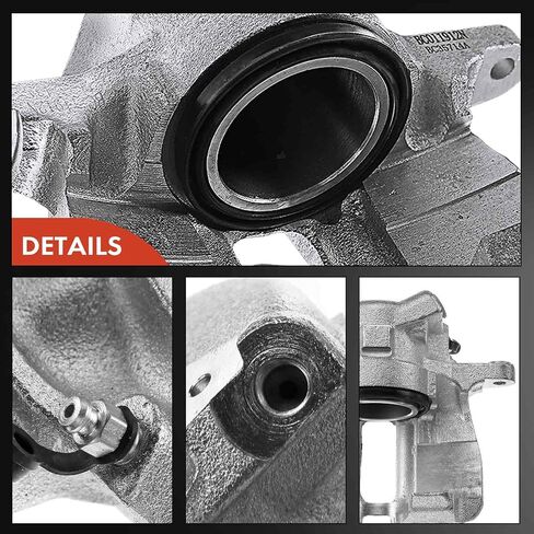 A-Premium Disc Brake Caliper Assembly Compatible with Select Volkswagen and Audi Models - For Jetta, Passat, Quantum, Golf, Golf, Derby, Cabrio and more - Front Side in Saudi Arabia