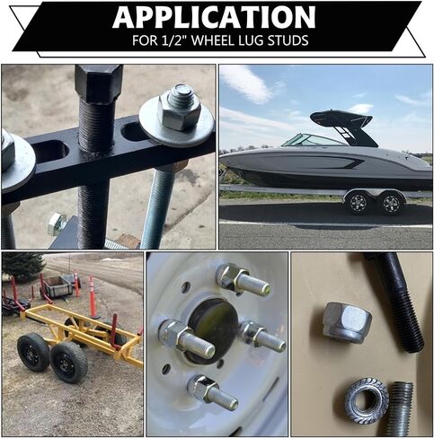 10 Pcs Open End Finish Lug Nuts 1/2-20 Lug Nuts Trailer Lug Nuts Tire Lugs Wheel Nuts Wheel Trailer Lugs Tire Lug Nuts Silver Lug Nuts for Trailers Tire Wheel in Saudi Arabia