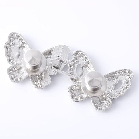 Butterfly Buttons Tightener,Detachable Loose Pant Waist Reduction Buckles Waist Cincher Clip, No Sewing in Saudi Arabia