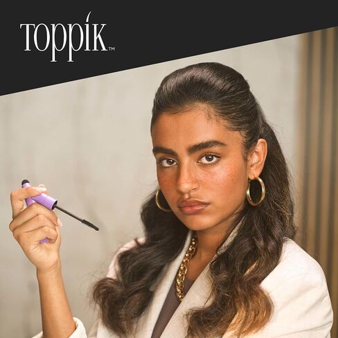 Toppik Fill Me In Hairline Filler, Hair Color Root Touchup, Hair Fibers Wand, Fills In Thinning Hairline, Hair Styling Product, 0.176 oz (5 g) Medium Brown in Saudi Arabia