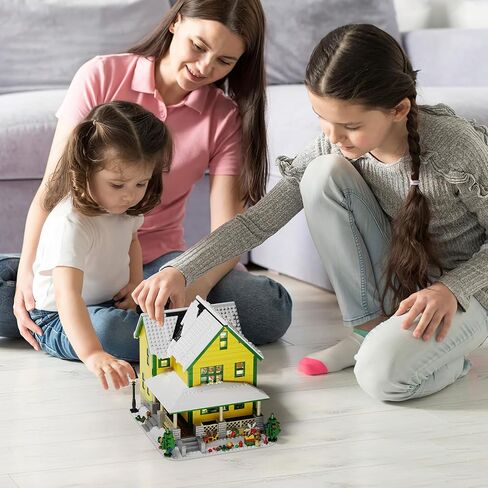 Christmas House Building Set with Light, Story Movie Snow House Blocks Toy, Compatible with Lego Christmas Village House Kit, Christmas for Boys Girls, Ages 8+ (1367 PCS) in Saudi Arabia