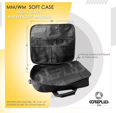 Masonic Apron Carrying Case - Lightweight Soft Black Apron Case - Masonic Regalia WM/MM & Provincial Apron Case in Saudi Arabia