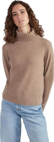 Women's 100% Cashmere Turtleneck Sweater, Regular Fit, Stylish Premium Knit Jumper for Autumn Winter in Kuwait