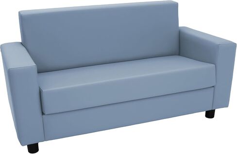 أريكة قراءة كلاسيكية مستوحاة من Playtime من Factory Direct Partners SoftScape، أثاث منجد من الدرجة التجارية للأطفال للمنزل والرعاية النهارية ومرحلة ما قبل المدرسة والمكتبة؛ تصميم عصري مريح - رمادي، 14473-GY in Kuwait