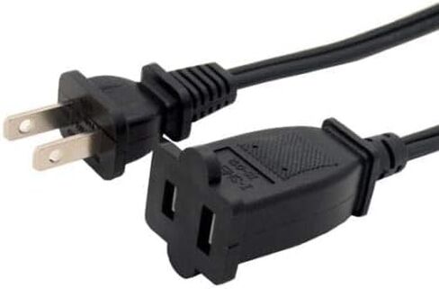 سلك طاقة تيار متردد، كابل شحن، سلك توصيل متوافق مع CEN-TECH 38391، 60666، 62453، 6237، شاحن بطارية السيارة الأوتوماتيكي، LIONX in Kuwait