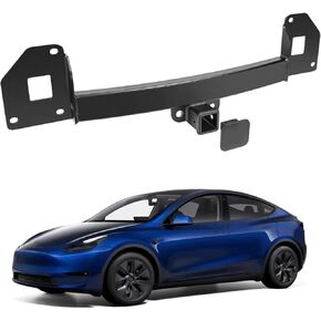 for Tesla Model Y Tow Hitch Tow Hook Adapter Tow Hook Rear Trailer Ring Receiver Tesla Model Y 2020-2024 Accessories(Without Hook)