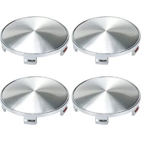 Modengzhe 68mm Wheel Rim Hub Center Covers Center Caps 67mm Lug to Lug Replacement Compatible with BMW Series Before 2016 if Applicable (Chrome Base & Silver Sticker) - 4Pcs