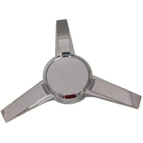 New 3-Bar Spinner Chrome Wheel Hub Center Cap Hubcap Cover Replacement for 2005-2009 Ford Mustang (Hollander 3523)