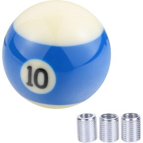 Arenbel 4 Pool Ball Car Racing Shifter Lever Stick Knobs Polished Gear Shift Grip Speed Handles Fit Regular Manual Auto Vehicles, Purple