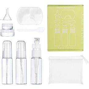 Leak Proof Squeezable Silicone Travel Bottles, Reusable, Refillable Bottles, Bulb Shape, Sustainable, TSA Carry On Approved Toiletries Containers, 3pcs (2oz/60ml)