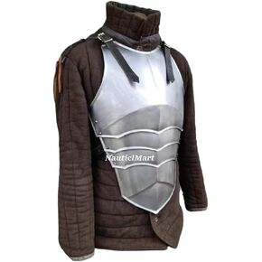 NauticalMart Fantasy Body Armor, Cosplay Chest, Steel Cuirass, Medieval Breastplate Armor Ren Faire, Viking LARP costume
