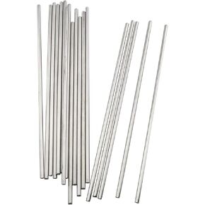20PCS 150mm Blocking Board Pins Stainless Steel Rod Pins for Blocking Crochet Extra Long Blocking Board Pegs with Polished Surface for Knitting and Crocheting Supplies