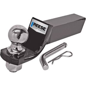 Reese 21536 Drawbar 2 Inch Square and Ballmount Towing 2 Inch Starter Kit, Black