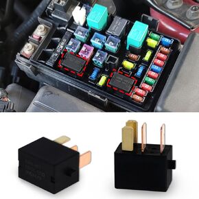 2PCS Car AC Relay, AC and Starter Relay, 39794-SDA-A03 39794-SDA-A05 Multiple Use Relay Plug, 4 Prong Power Relay Assembly Starter Relays Compatible with Accord Civic CR-V CR-Z RSX RLX