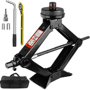 Car Jack Kit for Tesla Model Y Model 3/S/X - Max 2.5 Ton (5511 lbs) Capacity Scissor Jack- Lifting Jack Car Kit with Wrench for Auto/SUV/MPV