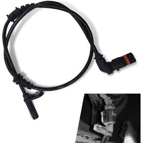 1 PC Car ABS Wheel Speed Sensor, OEM 2049052905 Anti-Lock Brake Sensor, 0.26 Inches Front Left or Right Car ABS Sensor Replacement Accessories, Compatible with Mercedes Benz (Black)