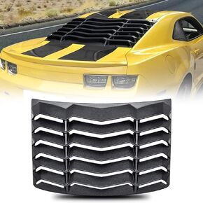 CUMART 2010-2015 Rear+Side Window Louvers Sun Shade Windshield Cover Matte Black Compatible with Chevrolet Chevy Camaro 2010 2011 2012 2013 2014 2015 Complete Set in Kuwait