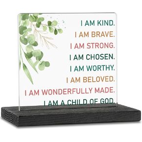 Mental Health Therapy Office Motivational Decor Sign Gifts for Women Men Coworkers Employees School Psychologist Counselor Negative Thoughts Mindfulness Decorative Signs Plaques ZBB113