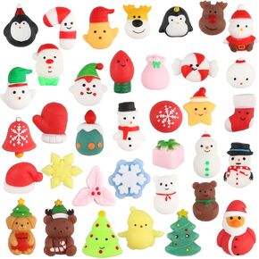 36 PCS Halloween Mochi Squishy Toys, Squeeze Toy Stress Reliever Anxiety Packs Halloween Toys Halloween Goody Bag Fillers for Kids Halloween Party Favors