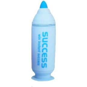 Silicone pencil case/pouch/bag, cute lightweight waterproof zipper pencil case, colourful ice cream shape, safe and durable (Blue), QS-2016