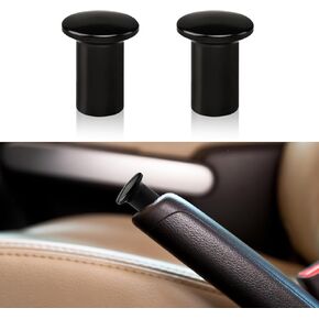 2 PCS Car Turn Knob Drift Button, Emergency Brake Cover Turn Knob Cover, Aluminum Car Handle Handbrake Turn Lever Knob Lock Button, Car Accessories Compatible with GT86, BRZ, FRS (Blue)