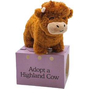 Henry The Highland Cow Plushie! - 7" Highland Cow Stuffed Animal, Stuffed Highland Cow, Highland Cow Plush