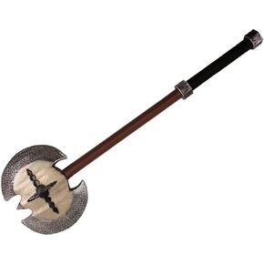 Hero's Edge G-L09 Latex Rubber Foam Double Blade Battle Axe Larp