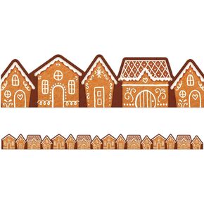Teacher Created Resources Gingerbread Houses Die-Cut Border Trim