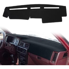Dashboard Cover Dash Cover Mat Pad Custom Fit for 1994-1997 Nissan Hardbody D21 Pickup Truck / 1994 1995 Pathfinder (Black)