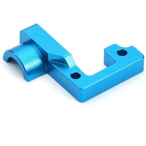 RC Car Metal Shaft Bearing Holder Gear Cover Replacement Aluminum Open-Ended Gearbox Cover Spur Gear Modified Gear Cover Delete for Tamiya1/10 RC Car TT02 Upgrade Accessories