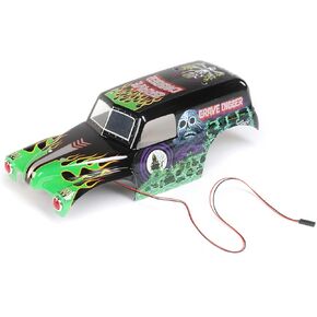 Losi Body Set Grave Digger Painted Mini LMT LOS210044