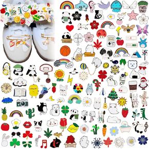 Pins for Sambas - AELVOURS Shoe Pins for Sambas Mixed Cute Samba Pins Shoe Charms for Sneakers Socks, Enamel Funny Pins for Backpacks