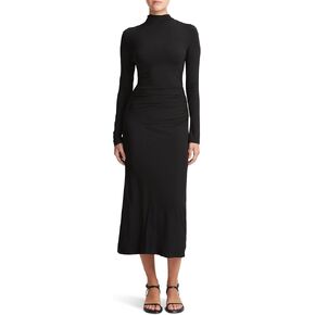 Vince Women's L/S Turtle Nk Rouched Dress