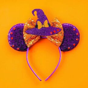 Mouse Ears Bow Headbands Halloween Cosplay Hair Decoration, Festivals Costume Dress-Up Accessories