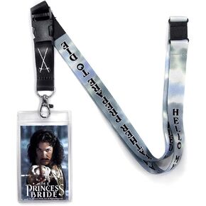 Ata-Boy Princess Bride Lanyard Badge Holder, Inigo Montoya Lanyards for ID Badges - Princess Bride Gifts & Merchandise