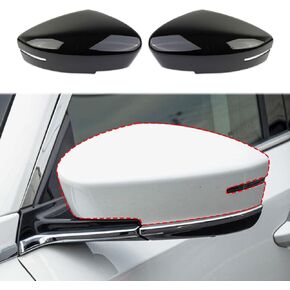 crosselec Side Rearview Mirror Guard Cover Trim for 2022-2025 Acura MDX (Carbon Fiber Pattern)
