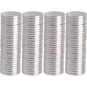 WARMBUY 100Pcs Round Magnets for Fridge, Office, Dry Erase Board, Refrigerator, Whiteboard, Map