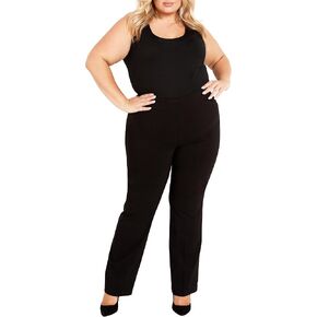 AVENUE Plus Size Super Stretch Bootcut Tall Pant
