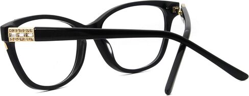 women eyeglasses stylish cateye non prescription with bling rhinestone glasses fashion eyeglasses in Saudi Arabia