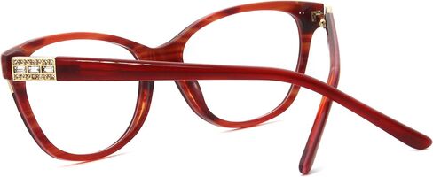 women eyeglasses stylish cateye non prescription with bling rhinestone glasses fashion eyeglasses in Saudi Arabia