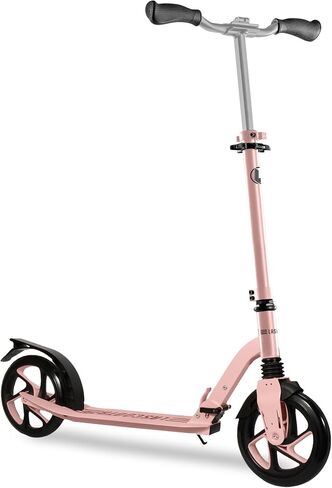 LaScoota Kick Scooter for Kids Ages 6+, Teens & Adults, Large 8" Sturdy Urethane Wheels. Adjustable Handlebar, Lightweight, Foldable, 220lbs Max Load in Saudi Arabia